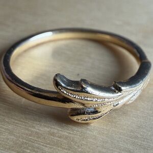 10k Yellow Gold Nature Inspired Twig Branch Ring